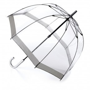 Зонт женский трость Fulton L041-03 Silver (Серебряный) 