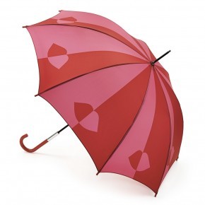 Зонт трость женский Fulton L720-2678 50Red50Pink (Губы)