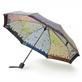 Зонт женский механика Fulton L761-2396 LondonMap (Лондон) 