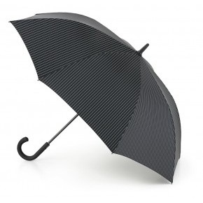Зонт мужской трость автомат Fulton G451-2162 BlackSteel (Черный с серым) 