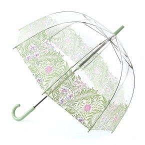 Прозрачный зонт с мятным рисунком Fulton 2980-LM Summer