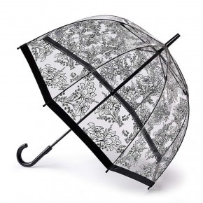 Прозрачный зонт трость с рисунком Fulton L042-3546 Voile