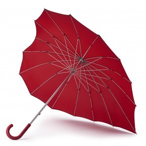 Зонт женский трость Fulton L909-024 Red (Сердце) 