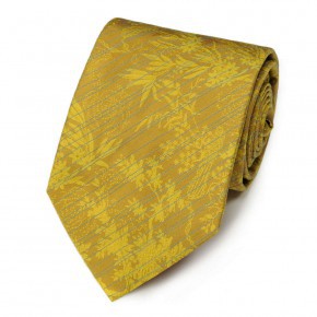 Стильный горчичный итальянский галстук Christian Lacroix 837331