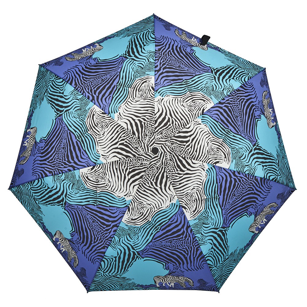 Зонт складной женский Henry Backer Q2201 Zebra