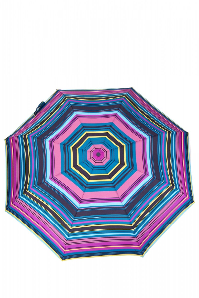 Зонт складной женский Fulton R348-4103 StripePatternYellow