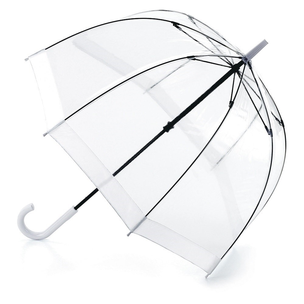 Зонт женский трость Fulton L041-02 White (Белый) 