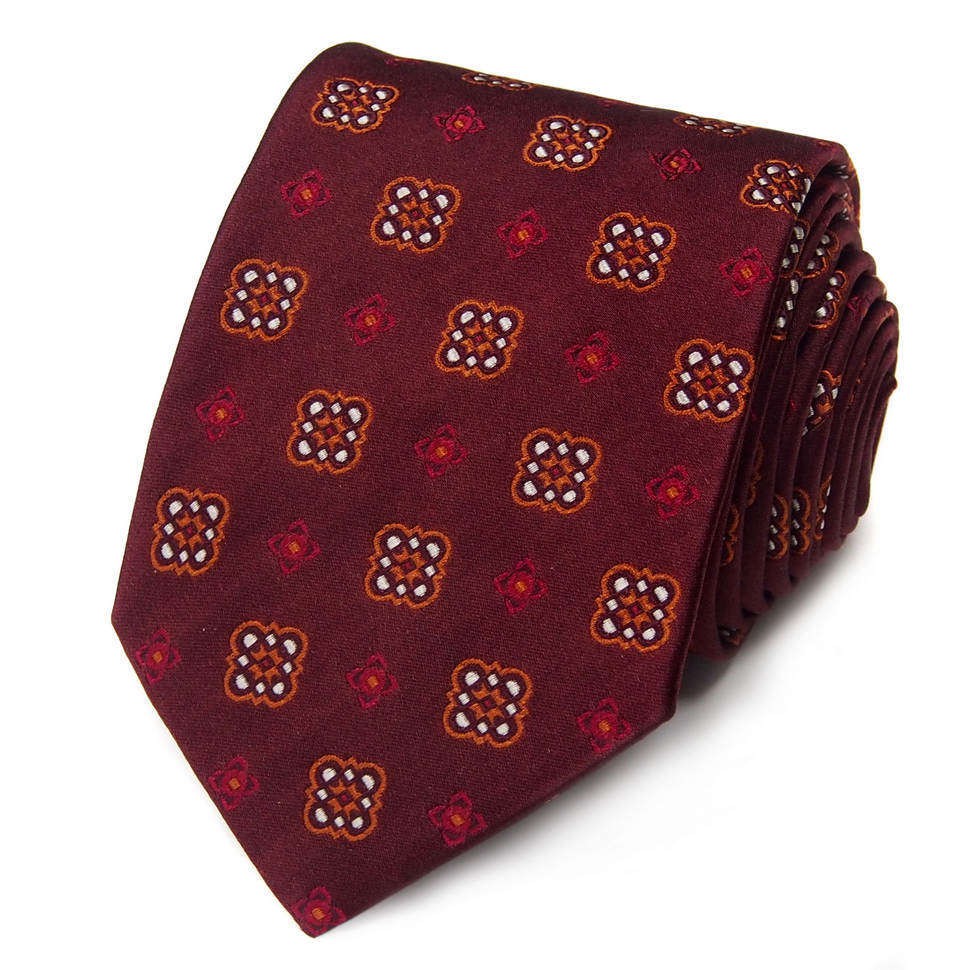 Яркий галстук с оригинальным принтом Roberto Conti 821060